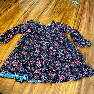 Long sleeve floral dress